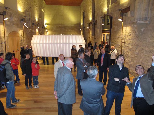 L'alcalde de Lleida va visitar aquest dissabte el restaurat Castell del Rei, al qual es pot accedir pel nou parc de Santa Cecília