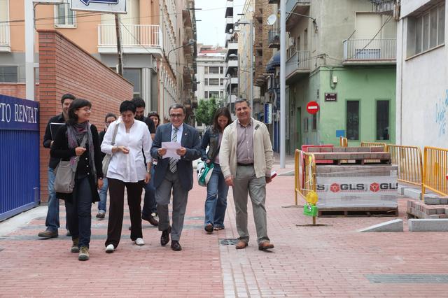 Les obres de reurbanització del carrer Vila Antònia acabaran el proper juliol.
