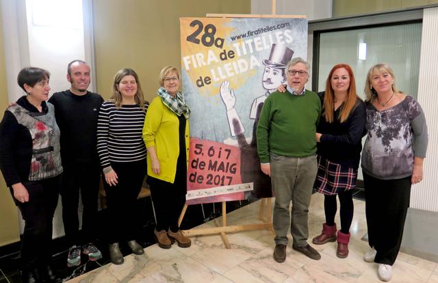 Presentació de la 28a Fira de Titelles de Lleida, que es farà els dies 5, 6 i 7 de maig