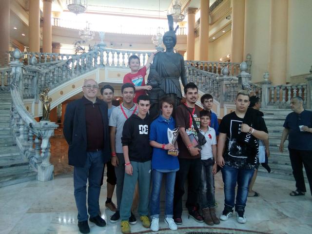 La delegació del Club Escacs Lleida que ha competit al campionat de Catalunya