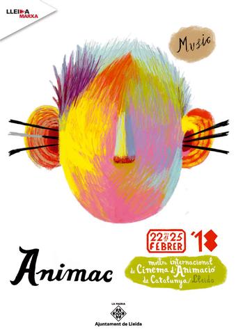Cartell d'Animac 2018, obra de Carles Porta