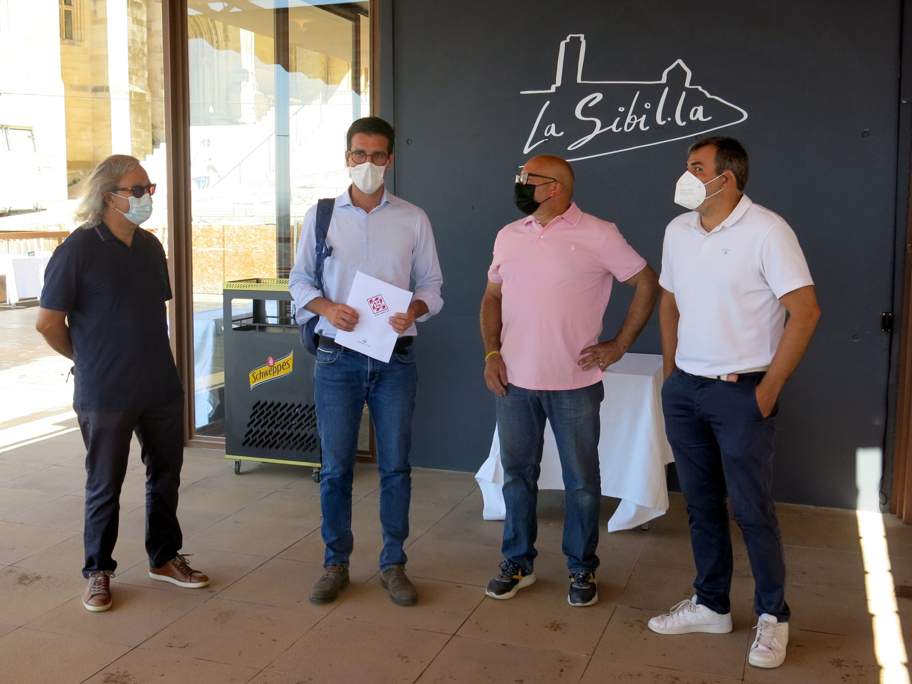 Postius ha visitat avui l'establiment, acompanyat del regidor David Melé i del director del Consorci del Turó, Joan Baigol