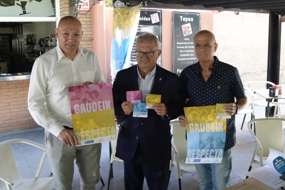 Ramon Solsona, Paco Cerdà i Toni Baró han presentat la campanya