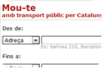 Mou-te amb transport públic per Catalunya 